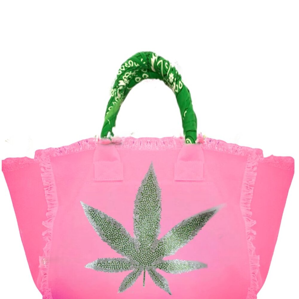 Leaf Fringe Canvas Bag